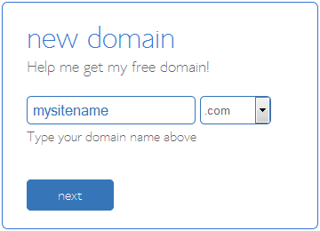 Specify your domain name.